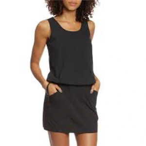 Arc'teryx Contenta Cinch Waist Outdoor Lightweight Dress in Black - Size Medium